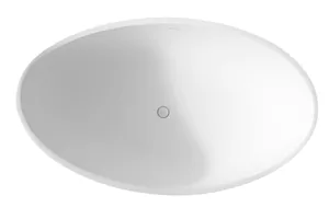 Ванна акриловая Abber (1800х1100) отдельностоящая, слив-перелив, белая AB9239