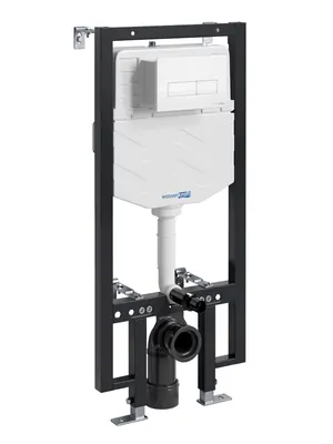 Инсталляция для унитаза WasserKRAFT с клавишей смыва, цвет: белый 56TLT.010.ME.WM03