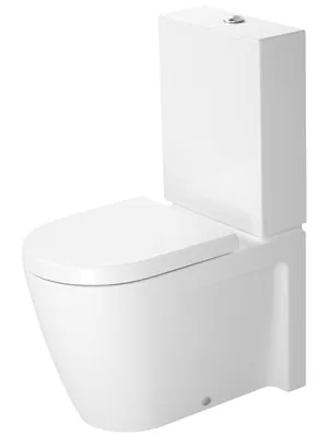 Унитаз-компакт DURAVIT 370х630х885 6/3л, унив. выпуск, подвод слева 2145090000+0933000005