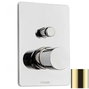 Смеситель для душа Bossini Z00006021 встраиваемый, на 2 выхода, внеш. часть, без излива, золото