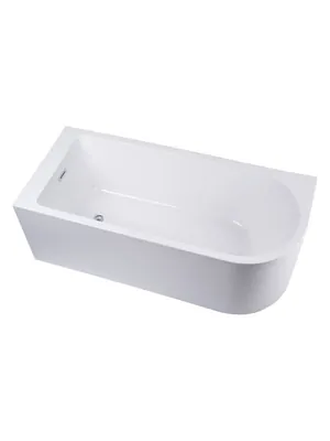 Ванна акриловая отдельностоящая Swedbe 8842 1700х750х580 слив-перелив слева, белая