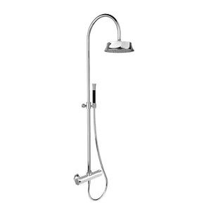 Душевая система Cisal термостат, ручной и верхний душ 220мм CEC8001021