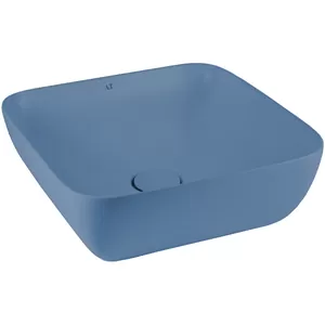 Раковина накладная AeT Italia Square 425х425х155 голубой матовый L602T0R0V0140