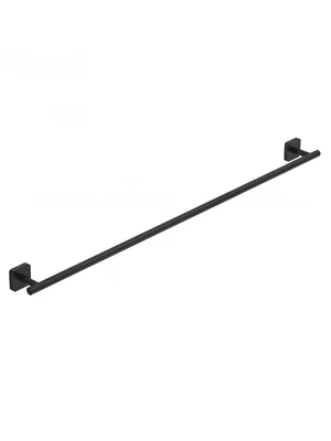 Полотенцедержатель KLUDI- настенный, для банных полотенец, 800 мм., черный матовый 2596139