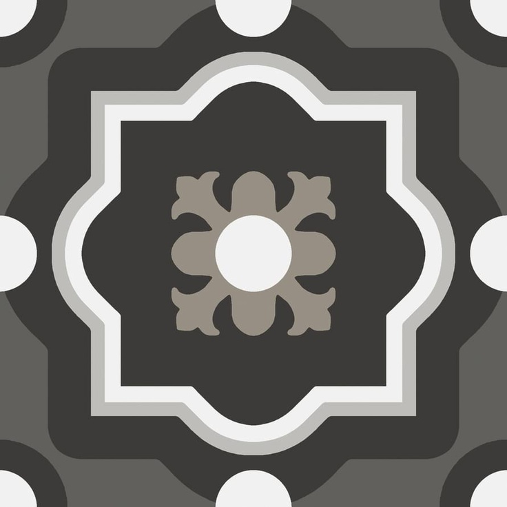 Sant Agostino Patchwork Black White CSAPBW0420 4 20x20 матовая