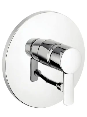 Смеситель для ванны/душа KLUDI встраиваемый, однозахватный, внешняя часть, цвет:хром 386500575