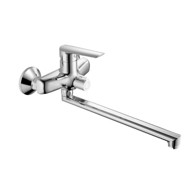 Смеситель для ванны/душа ESKO LG 31 настенный, однозахватный, с ручным душем, хром