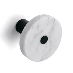 Полотенцедержатель Bertocci настенный, 110 мм, белый мрамор/хром 124 4711 0000