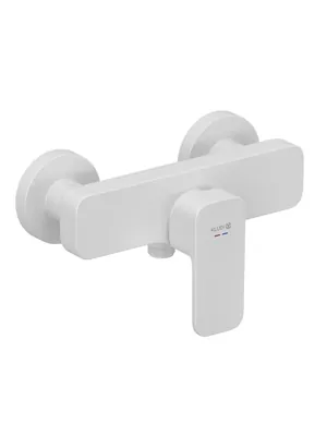 Смеситель для душа KLUDI встраиваемый, однозахватный, внешняя часть, белый матовый 428315375
