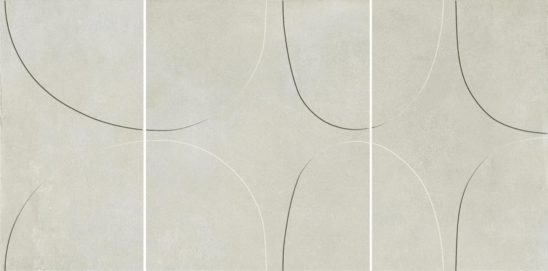 панно I Cementi White Decoro Lito 3D 60x120