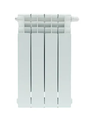 Радиатор STOUT Ventil 500 4 секции, биметалл, нижнее правое подключение,белый SRB-3320-050004