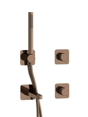 Душевая система WasserKRAFT A8851.309.338.330.290.292.291 розовое золото