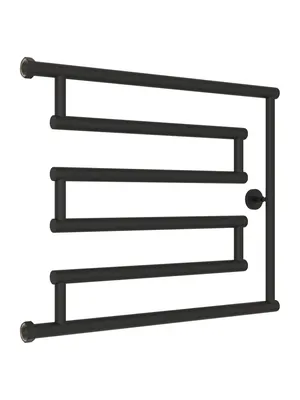 СУНЕРЖА model "L+" Полотенцесушитель 500х650 верт. подключ., темный титан муар, 15-4052-5065