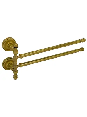 Migliore Полотенцедержатель двойной поворотный 34 см бронза 17184 (ML.MRL-M055.ВR)