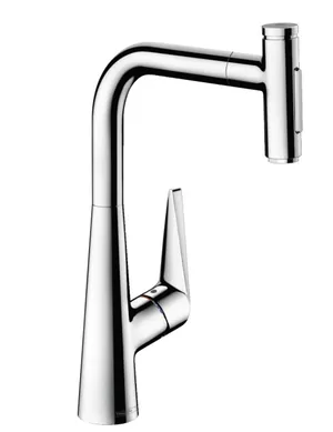 Смеситель Hansgrohe Talis Select M51 для кухни 300 вытяжной излив, хром 73867000