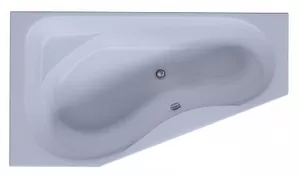 Ванна акриловая Акватек 170х95 левая, фронтальная панель, каркас, слив