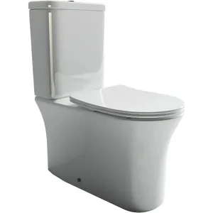 Унитаз-компакт Ceramicanova (830х380х650) с сиденьем, белый CN1904-B +CN1904-T