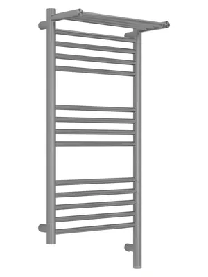 СУНЕРЖА с полкой Полотенцесушитель 800х400 сатин МЭМ правый 071-6007-8040