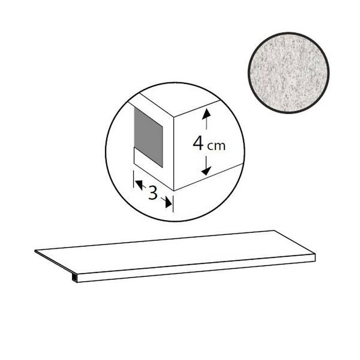 Sant Agostino Unionstone CSAGDUWT12 Gradone Duke White 33x120 матовая