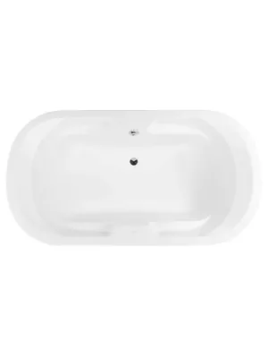 Ванна акриловая VAGNERPLAST 190 (1900х1000х460) овальная, белая VPBA191GAI7X-04