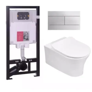 Инсталляция Jacob Delafon E29025 + унитаз , сиденье микролифт, клавиша смыва хром E21730RU-00