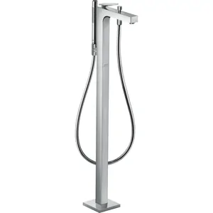 Смеситель Axor 39471000 для ванны напольный, с текстурой, хром