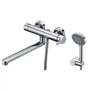 Смеситель для ванны/душа WasserKRAFT 4802L настенный, однозахватный, душ. гарнитур, хром