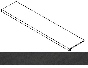 Forte dei Marmi Rock Venaria Black Fro, 33x160 матовая