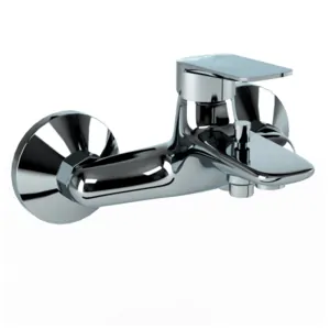 Смеситель для ванны/душа Paini настенный, однозахватный, короткий излив, цвет: хром LACR111