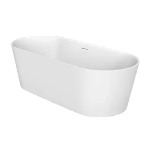 Ванна акриловая BelBagno BB416-2000-850 2000х850х610 отдельностоящая, с переливом, белый