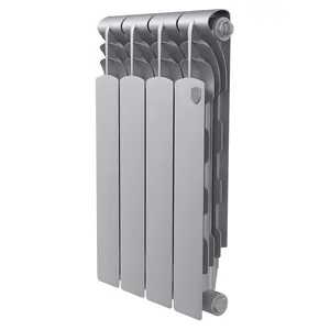 Радиатор биметаллический ROYAL THERMO 500 (564х320х80) 640Вт, 4 секции, серебр