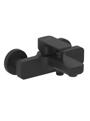 Смеситель для ванны/душа KLUDI настенный, однозахватный, цвет: черный матовый 426913975