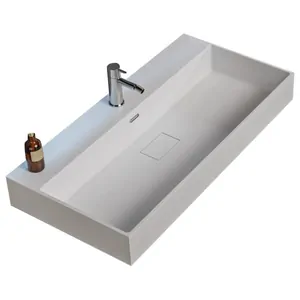 Раковина Cezares (910х450х115) накладная на тумба, из искусственного мрамора,белый 50263