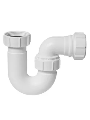 Сифон S-образный McAlpine (1 1/4"х32мм) для биде, без выпуска, высота 120мм MRBD1