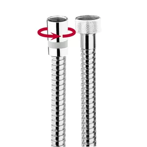 Шланг душевой Bossini Doppia 1250мм, латунь, 1/2 , хром A00048B.030.1