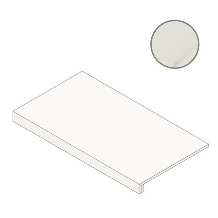 Atlas Concorde Russia Empire 620070002091 Calacatta Diamond Scalino Frontale 33x60 матовая