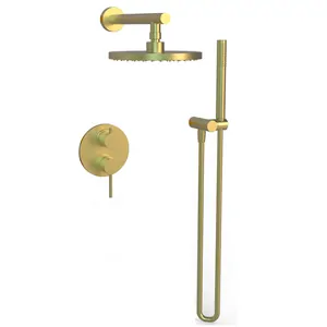 Душевая система Paini для душа,верхн./ручн.душ, однозахват.,золото браш. 78PJSET26911SH
