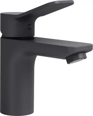 Смеситель AM.PM для умывальника, излив 100 мм, черный F85A02122