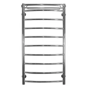 Полотенцесушитель Флагман "Лесенка" изогнутая с полочкой 500х600 диагональное/нижнее подключение