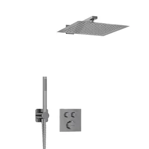 Душевая система WasserKRAFT Thermo A5848.090.118.271.010.137 встраиваемая, термостатическая, хром