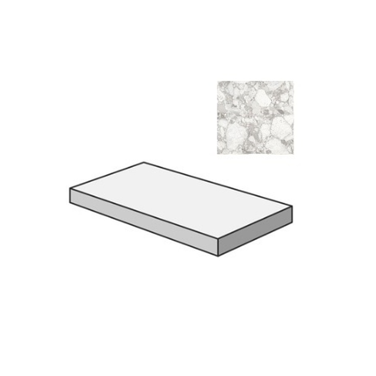 Sant Agostino Venistone CSAGADVP12 Gradone Angolare Dx Pearl 33x120 матовая