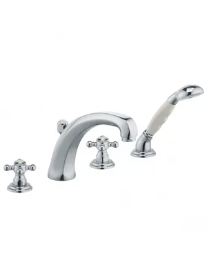 Смеситель KLUDI для ванны и душа, четырехсекционный, каскадный аэратор (хром) 515240520