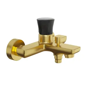 Смеситель для ванны/душа Paini настенный,однозахватный,без душ.гарнитура,золото браш.18PJ111PZ