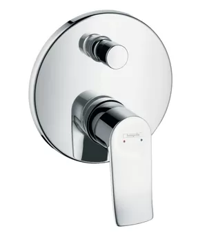 Смеситель Hansgrohe 31493000 для ванны/душа, скрытый монтаж, однозахватный, хром