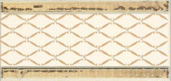 бордюр Noblesse Cenefa Delis Marfil Gold 9.2x20