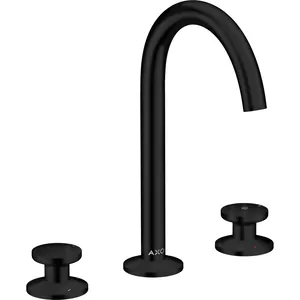 Смеситель Axor 48070670 для раковины Select 170, на 3 отверстия, со сливом push-open, мат.черный