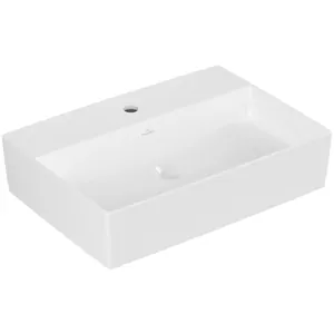 Раковина Villeroy & Boch 2.0 PLUS (600х420) отверстие, без перел., ceramic+, бел 4A0761R1