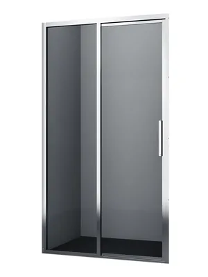 Душевая дверь WasserKRAFT 1200x2000 стекло прозрачное/профиль серебристый 32S05L