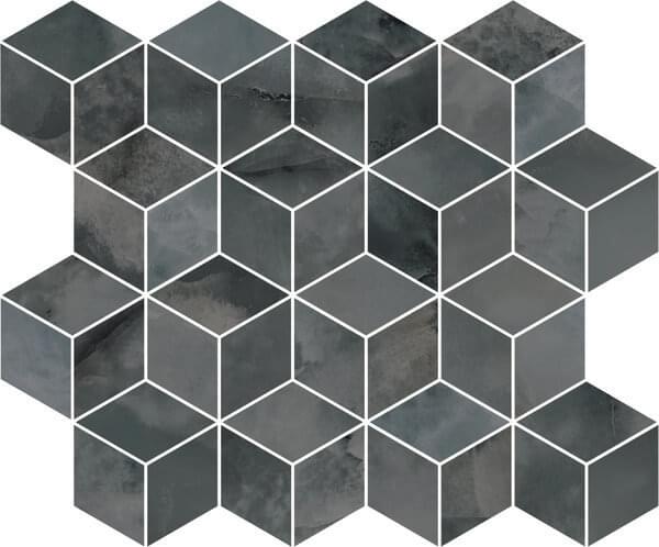 декор Джардини Декор Серый Темный Мозаичный 37.5x45