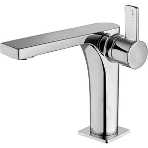 Смеситель для раковины Paffoni RO071CR однозахватный, излив 128мм, без донного клапана, хром